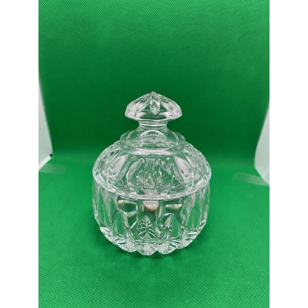 Vintage Gorham Althea Candy Dish w/Lid▪︎Full Lead Crystal ▪︎GERMANY ▪︎Flawless